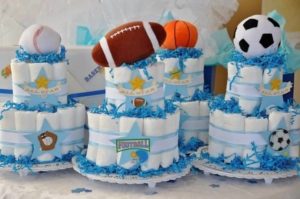 manualidades baby shower de niño